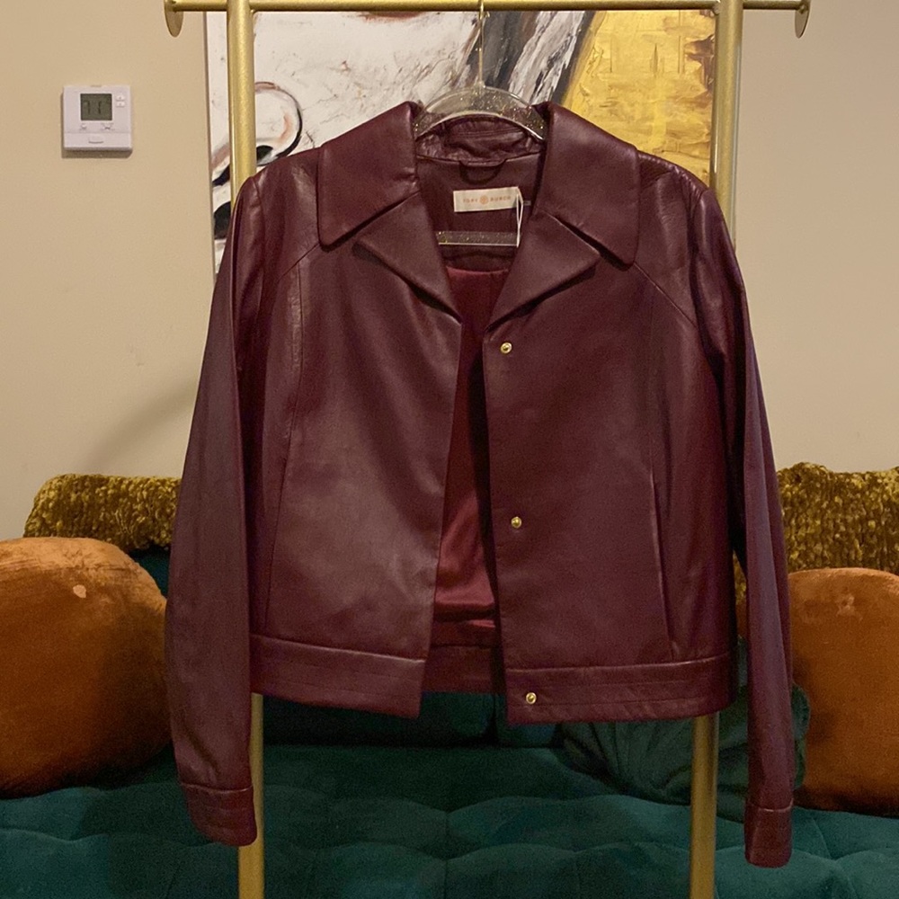 Tory Burch Leather Jacket - Picture 3 of 4